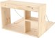 Esschert Design Esschert Design Wiszący barek z rozkładaną półką, M, naturalny 8