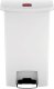 Kosz na śmieci Rubbermaid Rubbermaid Kosz z pedałem Slim Jim, 50 L, biały 1