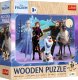 Trefl Puzzle drewniane Niesamowita Kraina Lodu 24 elementy (20264) 1