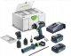 Wiertarko-wkrętarka Festool Quadrive TPC 18/4 5,0/4,0 I-Set/XL 18 V 2 x akumulator 4 / 5 Ah 1