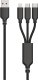 Ładowarka 2GO 2GO KFZ-Ladegerät 3000mA 3in1 Micro-USB, Lightning, USB-C sw 1