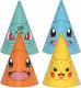 Party Deco Czapeczki Pokemon 16cm 8szt 1