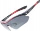 RockBros Okulary rowerowe fotochromowe z filtrem UV 400 białe ROCKBROS 22