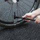 RockBros Ręczna mała pompka rowerowa z uchytem do ramy roweru + wkrętak - czarna ROCKBROS 4