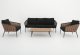 Ramiz Duży Zestaw Mebli Ogrodowych Aluminiowe Sofa + Dwa Fotele + Stolik 1