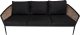 Ramiz Duży Zestaw Mebli Ogrodowych Aluminiowe Sofa + Dwa Fotele + Stolik 5