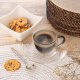 Orion Filiżanki termiczne ze spodkiem z podwójną ścianką do kawy espresso DOUBLE 90 ml 2 szt. 4