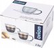 Orion Filiżanki termiczne ze spodkiem z podwójną ścianką do kawy espresso DOUBLE 90 ml 2 szt. 6
