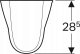 Geberit Geberit Selnova Półpostument, B27.5c, H32.5cm, T28.5cm [20] 4
