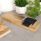 Excellent Houseware Organizer na noże do szuflady drewniany 39x11x3,5 cm 2