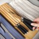Excellent Houseware Organizer na noże do szuflady drewniany 39x11x3,5 cm 4