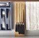 Excellent Houseware Organizer na noże do szuflady drewniany 39x11x3,5 cm 5