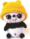 Zestaw do Szydełkowania Panda 1