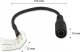 Masterled Złączka do taśmy LED 8mm zatrzaskowa z kablem 15cm DC 2,1/5,5mm Złączka do taśmy LED 8mm zatrzaskowa z kablem 15cm DC 2,1/5,5mm 1