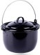 Ambiance Kociołek węgierski wiszący emaliowany z pokrywką 20 cm, 3,8 l 1