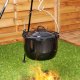 Ambiance Kociołek węgierski wiszący emaliowany z pokrywką 20 cm, 3,8 l 1