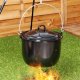 Ambiance Kociołek węgierski wiszący emaliowany z pokrywką 24 cm, 7,7 l 1
