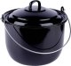 Ambiance Kociołek węgierski wiszący emaliowany z pokrywką 24 cm, 7,7 l 2