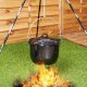 Ambiance Kociołek węgierski wiszący emaliowany z pokrywką 24 cm, 7,7 l 5