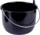 Ambiance Kociołek węgierski wiszący emaliowany z pokrywką 24 cm, 7,7 l 7