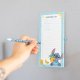 Disney Stitch Tropical - Magnetyczny notatnik / lista zakupów na lodówkę + ołówek (10 x 21 cm) 4