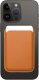 OEM Portfel magnetyczny na karty LEATHER MAG WALLET kompatybilny z MagSafe  pomarańczowy 4