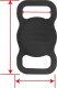 OEM AirTag Case na obrożę / pasek / szelki BLACK / CZARNY 9