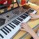 Q 001 UF Keyboard klawisze organy z mikrofonem dla dzieci USB MP3 radio 10