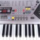 Q 001 UF Keyboard klawisze organy z mikrofonem dla dzieci USB MP3 radio 4