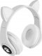 Słuchawki Słuchawki bezprzewodowe bluetooth radio fm mp3 kocie uszy podświetlenie led 2