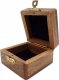 Małe drewniane pudełko na prezent 6 x 6 x 4 cm - WB859 1