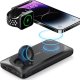 Powerbank Veger VEGER powerbank 10 000 mAh z ładowaniem indukcyjnym kompatybilny z MagSafe PD QC3.0 3A 22,5W MagMulti (W1156) czarny 3