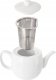 Orion Dzbanek z zaparzaczem do herbaty porcelanowy biały MONA 700 ml 4