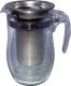 Orion Dzbanek z zaparzaczem do herbaty porcelanowy biały MONA 700 ml 9