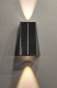 Kinkiet BestService Oprawa solarna Lumax Solar LGS520N kinkiet oprawa ścienna 2X1,5W 70LM 3.7VX1500 mAh 840 IP54 czarny 2