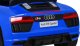 Audi Audi R8 na akumulator dla dzieci Niebieski + Pilot + EVA + Wolny Start + MP3 LED 12