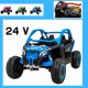 Ramiz Buggy CAN-AM Maverick 24V niebieski 4 Silniki 200W DK-CA001 22