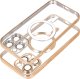 OEM Futerał ELECTRO MAG COVER kompatybilny z MagSafe do IPHONE 14 złoty 1