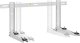 InLine InLine® Bracket for split air conditioner outdoor unit or heat pump, wall bracket, white 1
