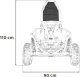 Ramiz Pojazd MUD MONSTER Czerwony 23