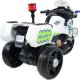 Import SUPER-TOYS SZYBKI MOTOR POLICYJNY Z KOGUTEM, MIĘKKIE KOŁA, DŹWIĘKI, DWA SILNIKI, PILOT/NT5188 5