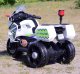 Import SUPER-TOYS SZYBKI MOTOR POLICYJNY Z KOGUTEM, MIĘKKIE KOŁA, DŹWIĘKI, DWA SILNIKI, PILOT/NT5188 8