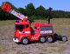 Import SUPER-TOYS OLBRZYMIA STRAŻ Z ARMATKĄ WODNĄ NA AKUMULATOR+ PODEST DLA RODZICA , PILOT, RĄCZKA/LBB911 10