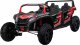 Ramiz Pojazd 4-osobowy Buggy ATV RACING UTV2000 Z Baterią Li-ion Czerwony 11