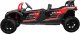 Ramiz Pojazd 4-osobowy Buggy ATV RACING UTV2000 Z Baterią Li-ion Czerwony 12