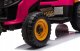 Lean Cars Traktor Na Akumulator BBH-030 Różowy 9