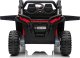 1life Pojazd dla dziecka duże Buggy 4x4 KCK Czerwony 24V 4x45W 12