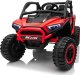 1life Pojazd dla dziecka duże Buggy 4x4 KCK Czerwony 24V 4x45W 16