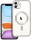 OEM Futerał ELECTRO MAG COVER kompatybilny z MagSafe do IPHONE 11 srebrny 1