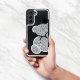 OEM Futerał TEDDY BEAR do SAMSUNG S20 FE / S20 FE 5G srebrny 5